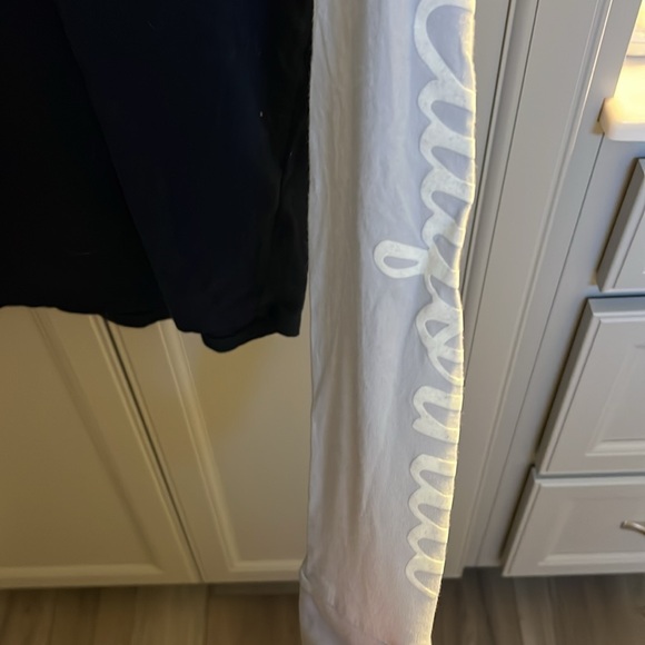 Hollister Colorblock Long Sleeve Shirt - Blue, White, Black - Picture 5 of 7